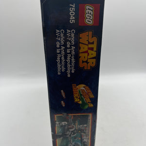 Lego 75045 Star Wars Republic AV-7 Anti-Vehicle Cannon Set Plo Koon New! Sealed! FRENLY BRICKS - Open 7 Days