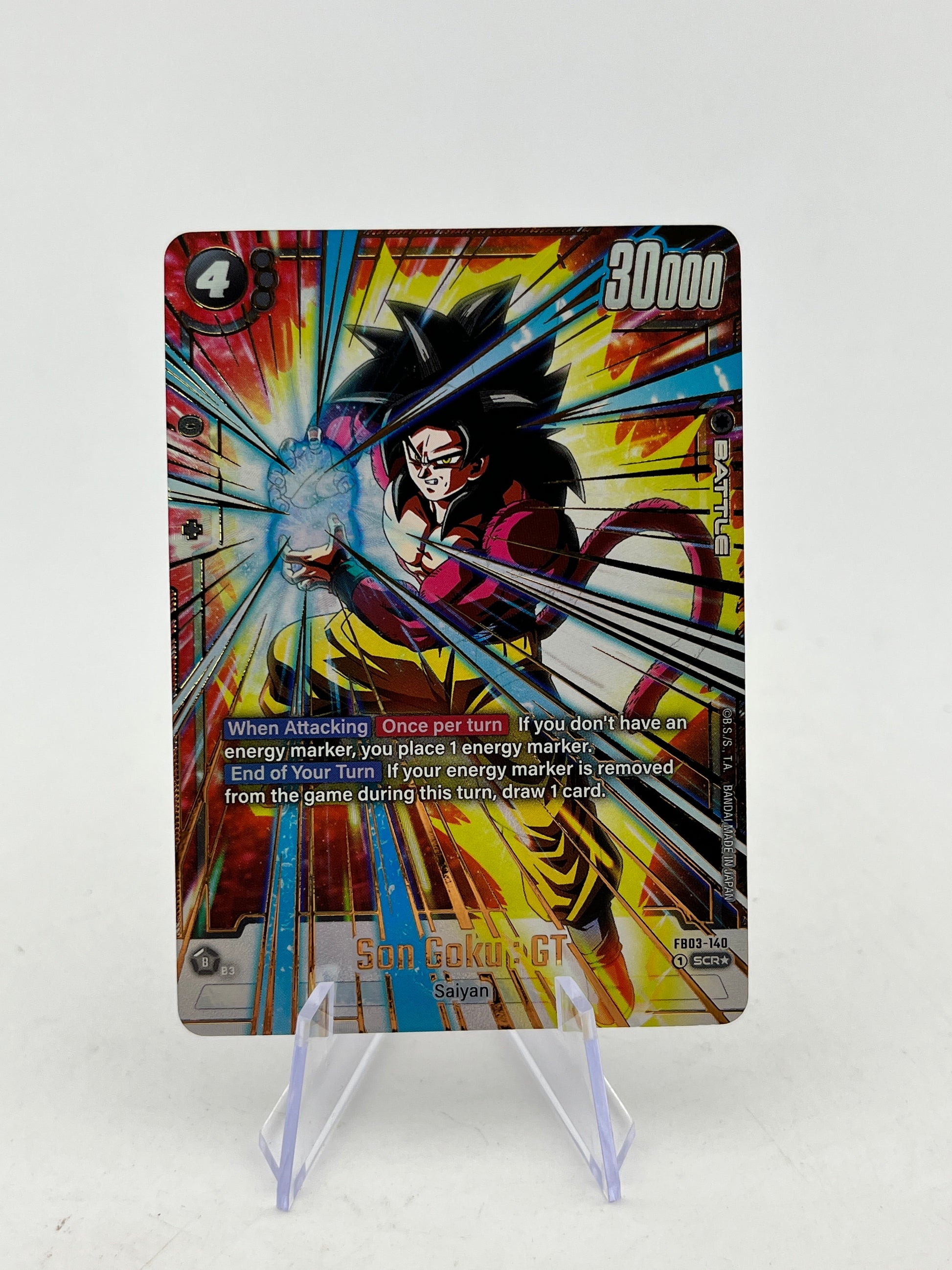 Son Goku: GT SCR FB03-140 [PAR] Dragon Ball Fusion World Raging Roar FRENLY BRICKS - Open 7 Days