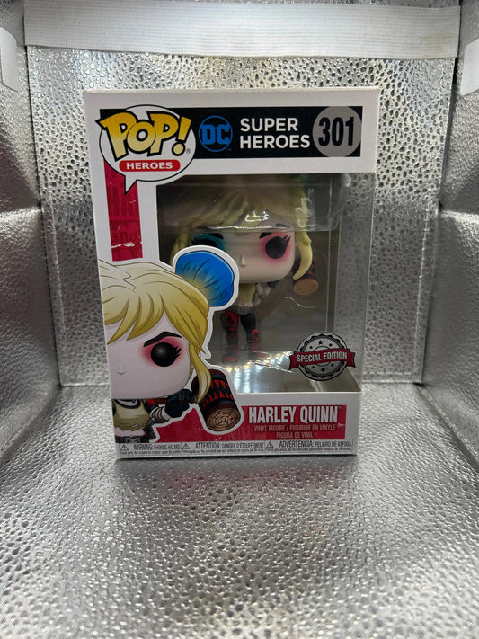 FUNKO Pop Vinyl #301 Harley Quinn FRENLY BRICKS - Open 7 Days