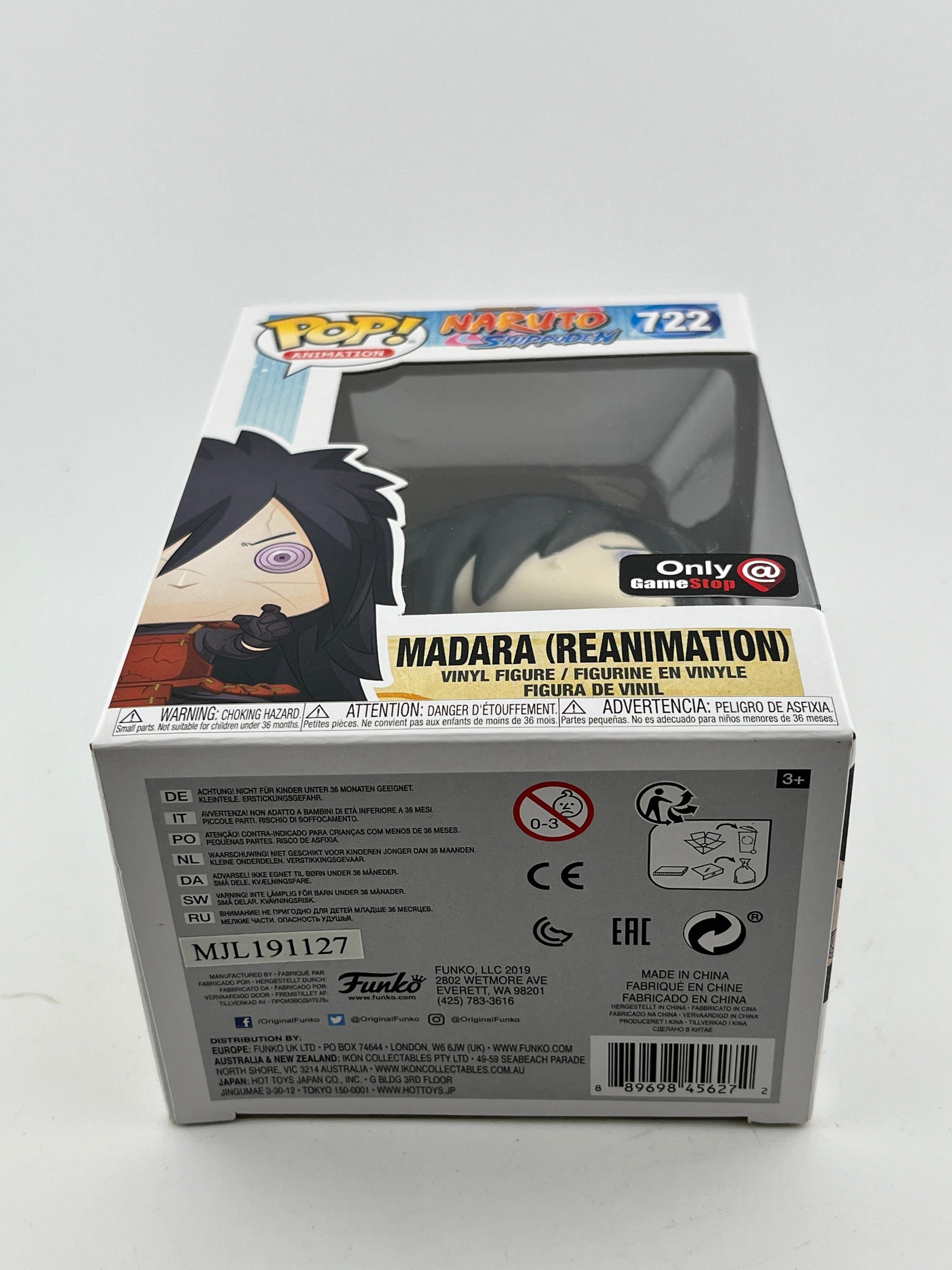 Funko POP! Animation Naruto Shippuden -  Madara (Reanimation) #722 - GameStop Exclusive FRENLY BRICKS - Open 7 Days