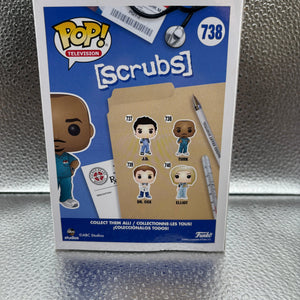 Funko Pop #738 Television [Scrubs] Turk FRENLY BRICKS - Open 7 Days