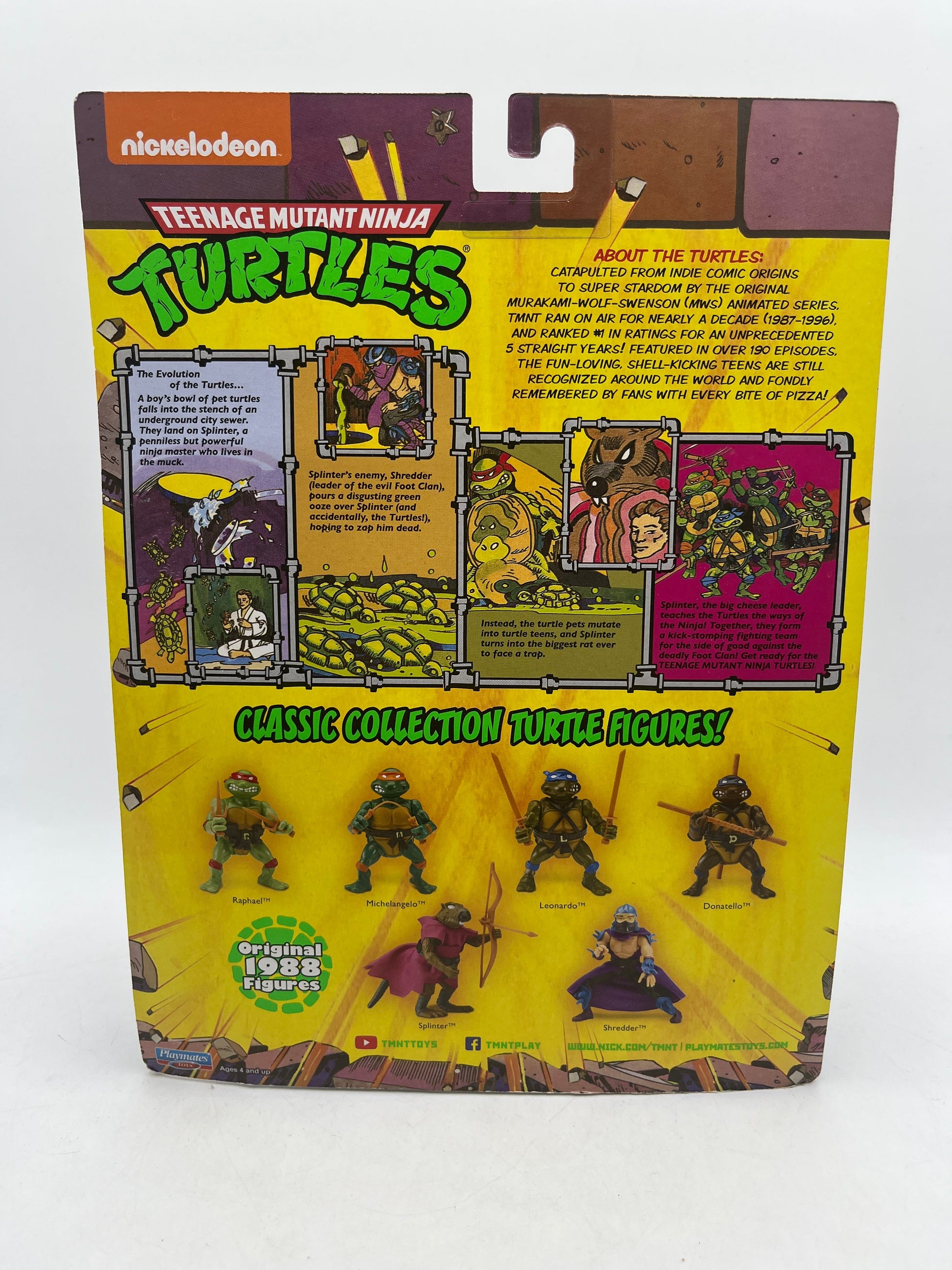 Teenage Mutant Ninja Turtles Donatello Action Figure Classics Playmates FRENLY BRICKS - Open 7 Days