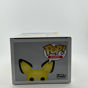 Funko POP! Games Pokémon - Pichu #579 - Flocked 2020 Limited Edition Exclusive FRENLY BRICKS - Open 7 Days