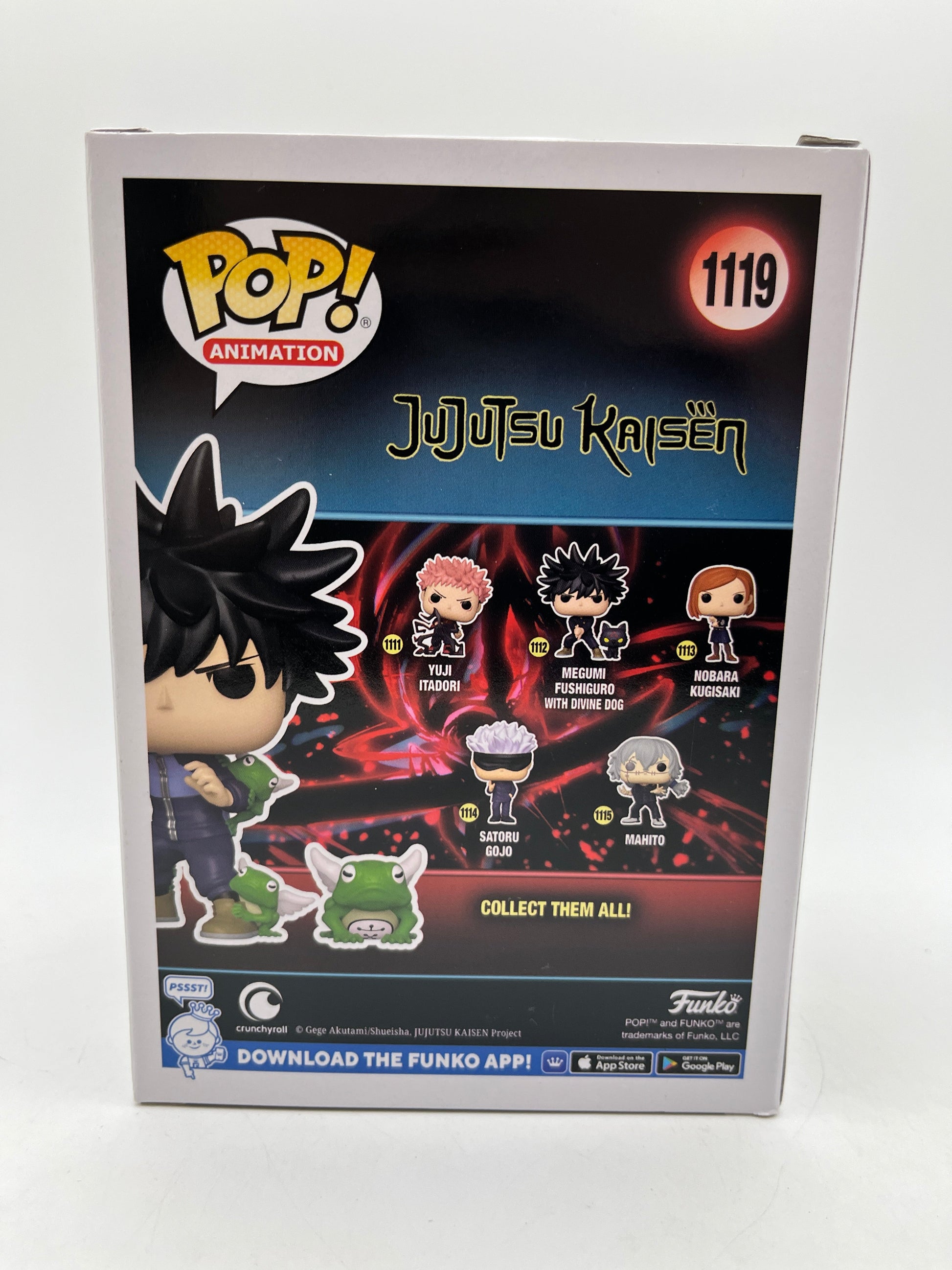 Funko POP! Animation JuJutsu Kaisen - Megumi Fushiguro With Toads #1119 - Vinyl Collectable FRENLY BRICKS - Open 7 Days