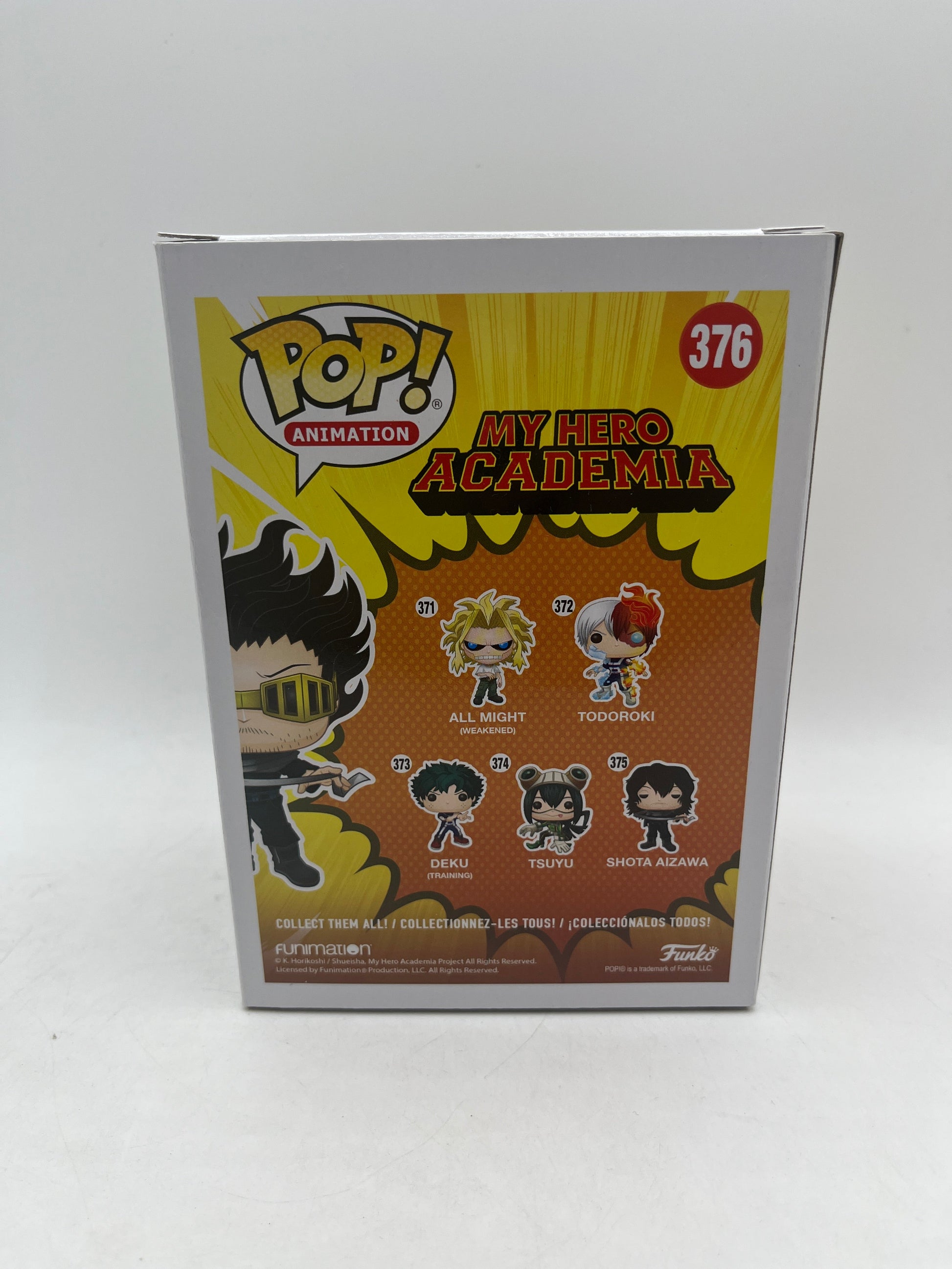 Shota Aizawa Pop #376 (hero costume)  - My Hero Academia Funko Pop! FRENLY BRICKS - Open 7 Days