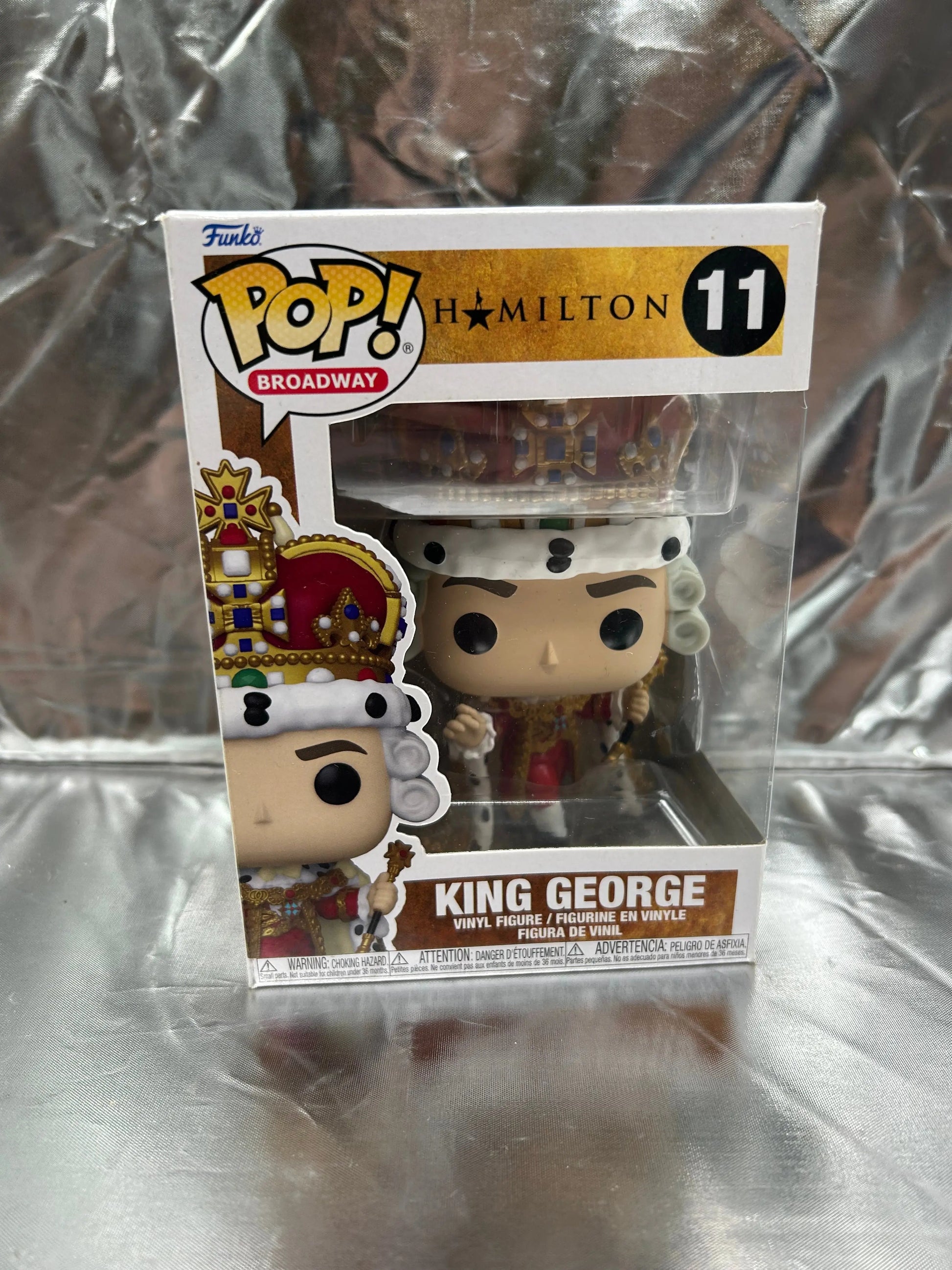 Funko POP Broadway - Hamilton - King George #11 FRENLY BRICKS - Open 7 Days