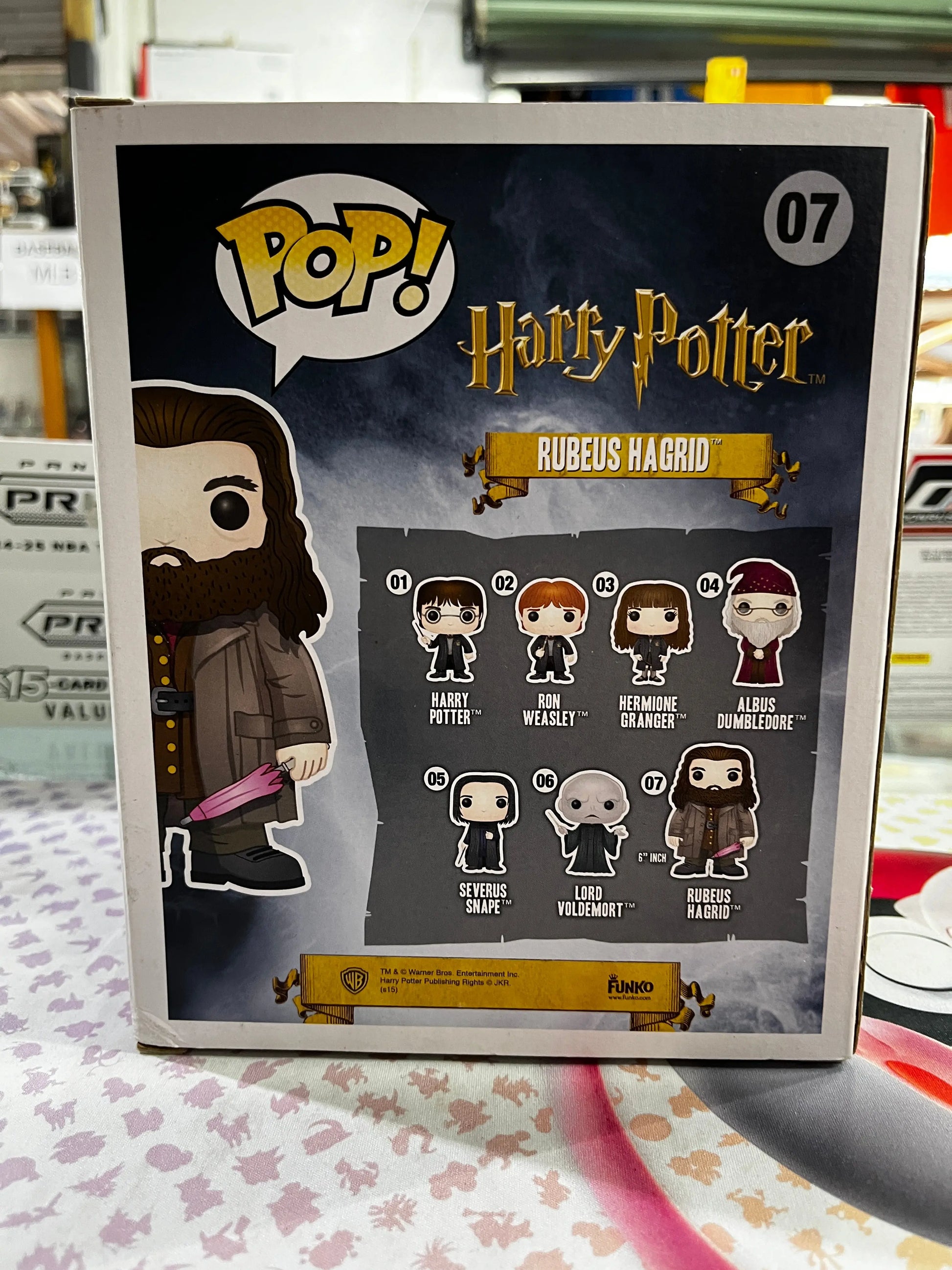 Funko Pop Vinyl Harry Potter Rubeus Hagrid #07 FRENLY BRICKS - Open 7 Days