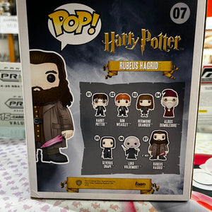 Funko Pop Vinyl Harry Potter Rubeus Hagrid #07 FRENLY BRICKS - Open 7 Days