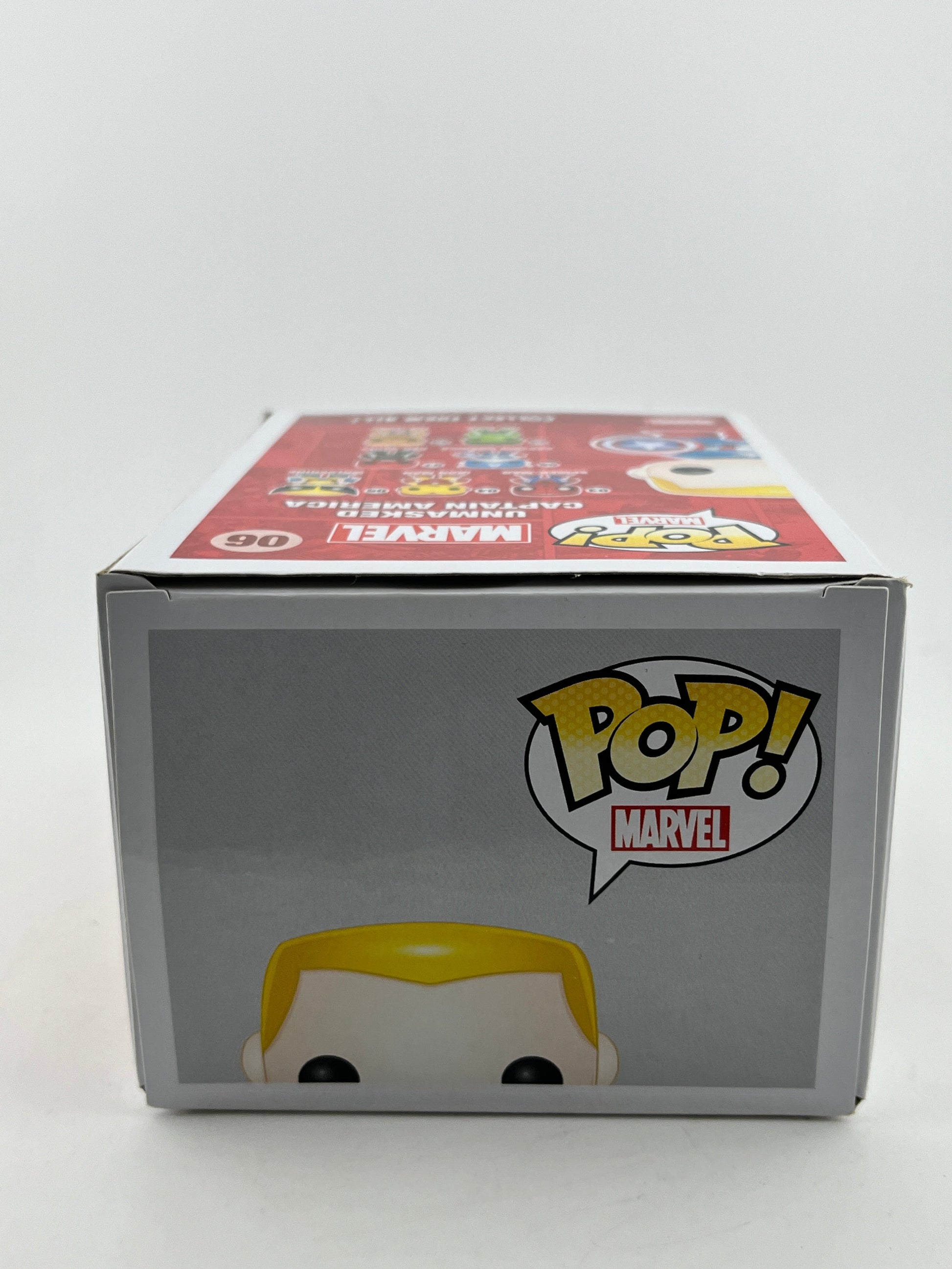 Funko POP! Marvel - Unmasked Captain America #06 - 2014 Exclusive FRENLY BRICKS - Open 7 Days