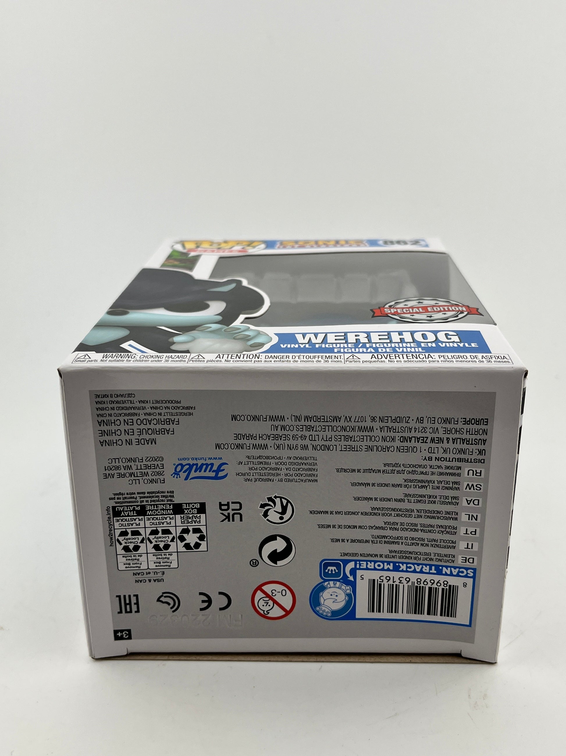 Funko POP! Games Sonic The Hedgehog - Wherehog #862 - Special Edition FRENLY BRICKS - Open 7 Days