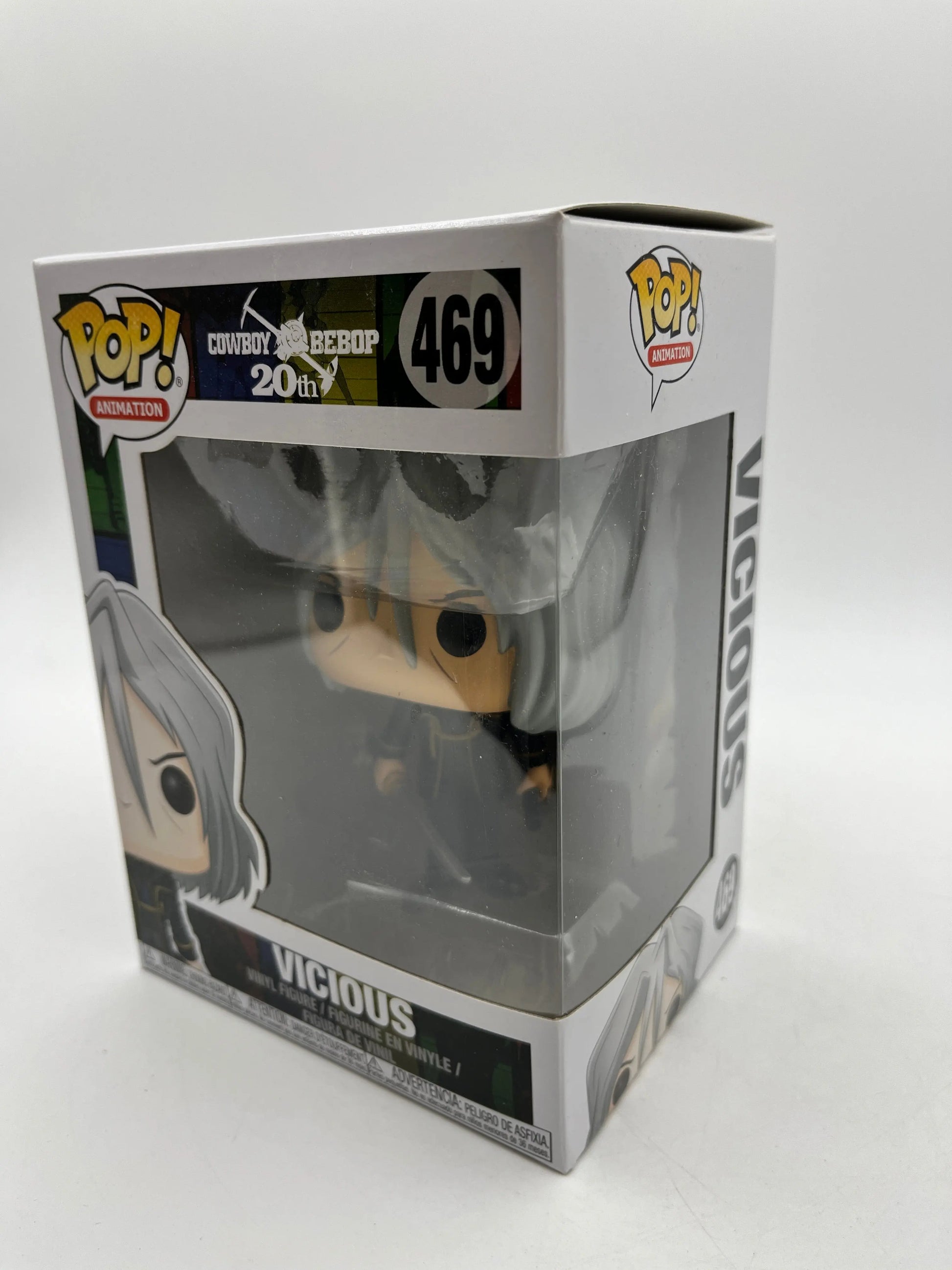 Funko POP! Animation Cowboy Bebop 20th Vicious #469 - Vinyl Collectable FRENLY BRICKS - Open 7 Days
