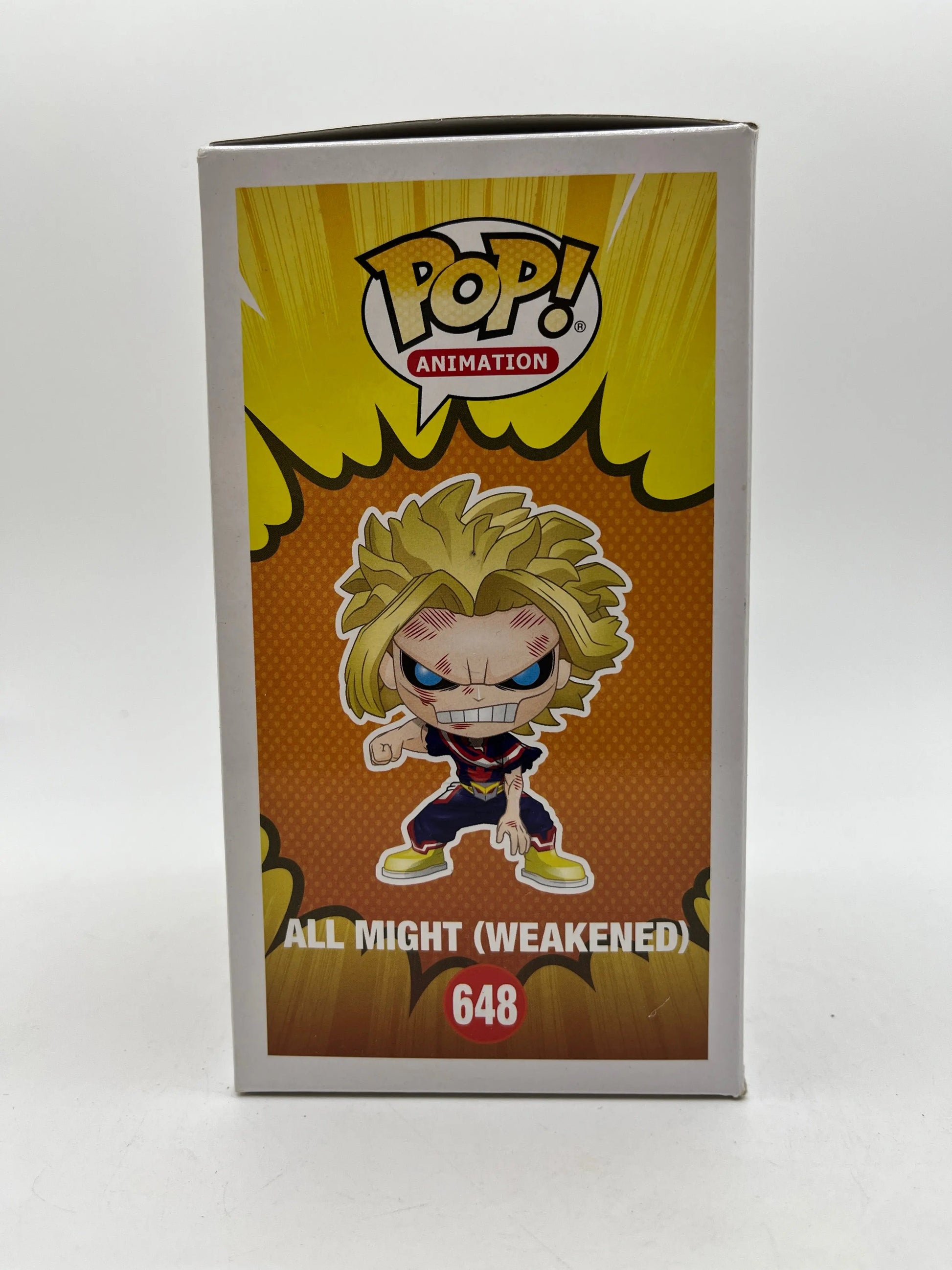 Funko POP! Animation My Hero Academia All Might (Weakened) #648 - Vinyl Collectable FRENLY BRICKS - Open 7 Days