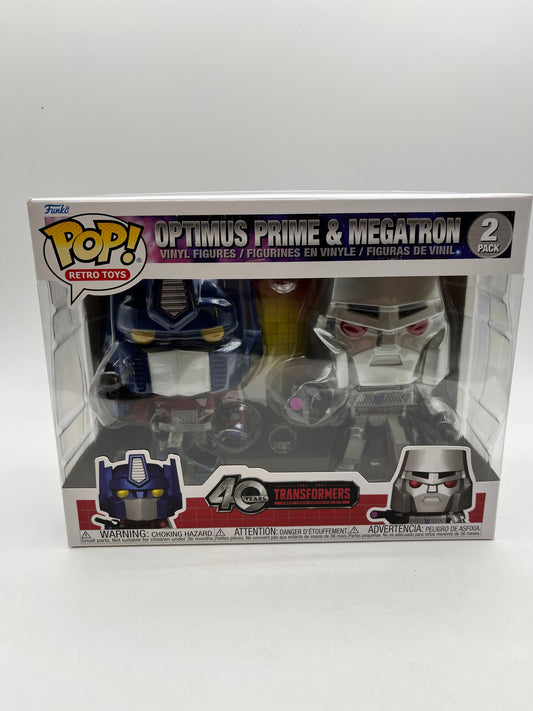 Funko POP! Retro Toys Optimus Prime & Megatron - 40 years Transformers (2 Pack) FRENLY BRICKS - Open 7 Days