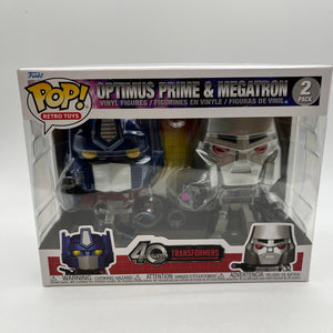 Funko POP! Retro Toys Optimus Prime & Megatron - 40 years Transformers (2 Pack) FRENLY BRICKS - Open 7 Days