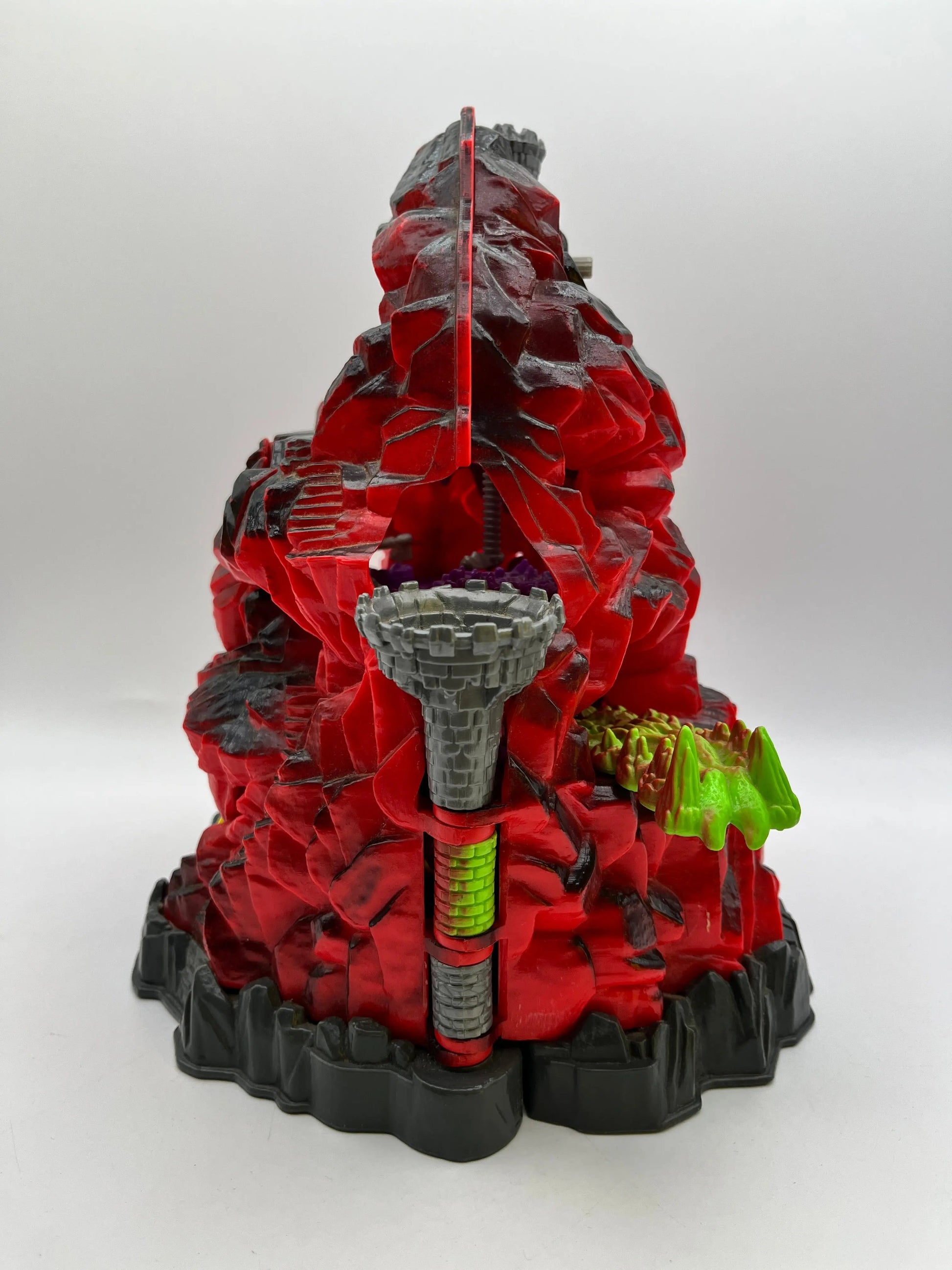 Vintage 1992 Bluebird Mighty Max Skull Mountain Volcano Playset + Accessories FRENLY BRICKS - Open 7 Days
