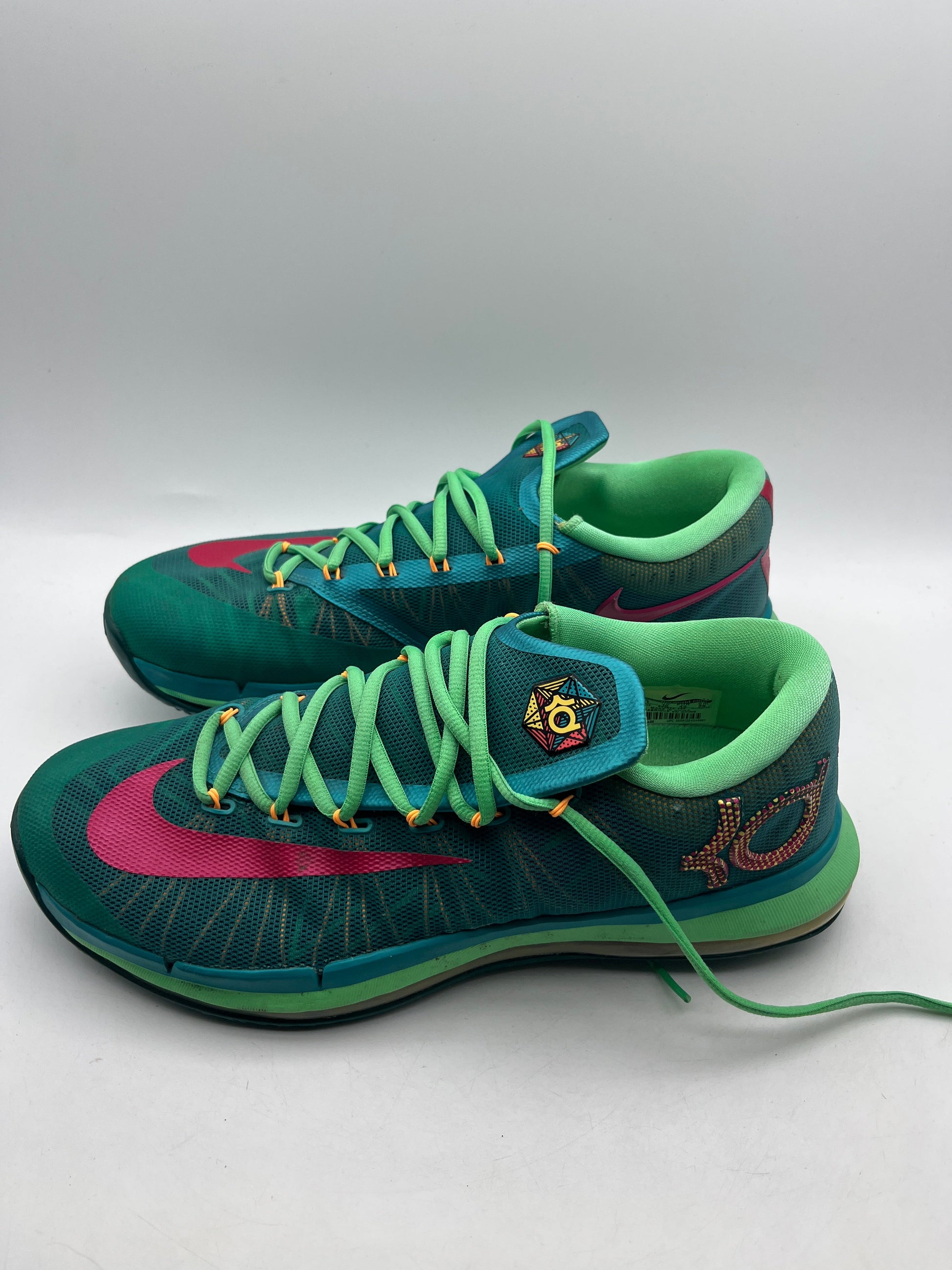Nike Men's KD 6 Elite Hero Pack Turbo Green Basketball Shoes Size 11 FRENLY BRICKS - Open 7 Days