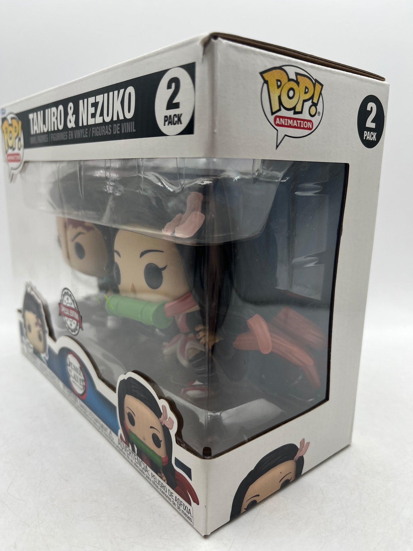 Funko Pop! Vinyl: Demon Slayer: Kimetsu No Yaiba - Tanjiro And Nezuko 2 Pack