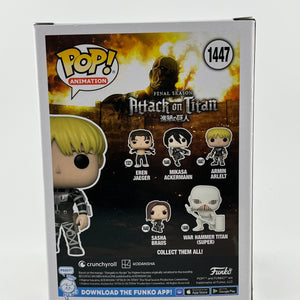 Funko POP! Animation Attack On Titan - Armin Arlelt #1447 - Vinyl Collectable FRENLY BRICKS - Open 7 Days