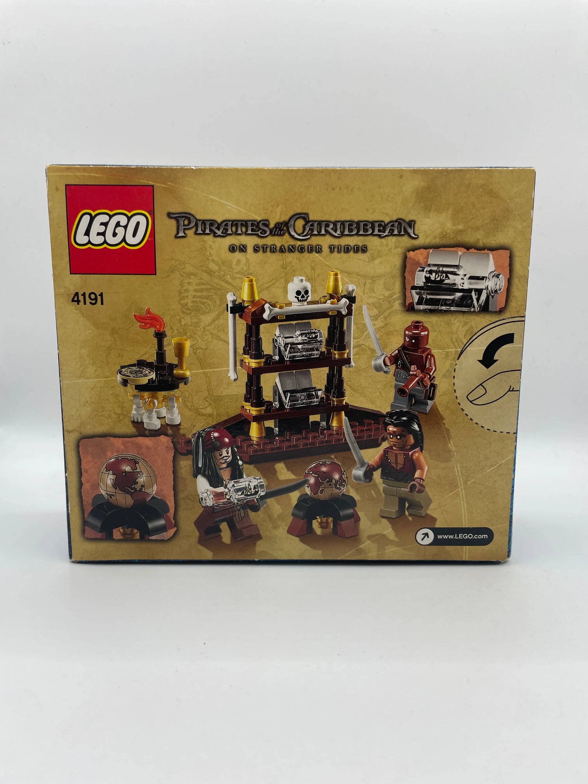 LEGO Pirates of the Caribbean - 4191 The Captains Cabin - Sealed - See photos for condition - As is FRENLY BRICKS - Open 7 Days