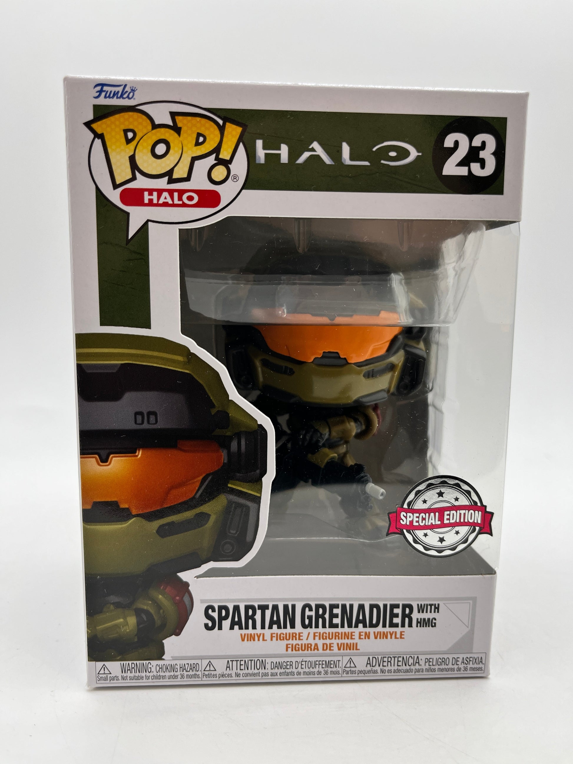 Funko POP! HALO Spartan Grenadier With HMG #23 - Special Edition FRENLY BRICKS - Open 7 Days