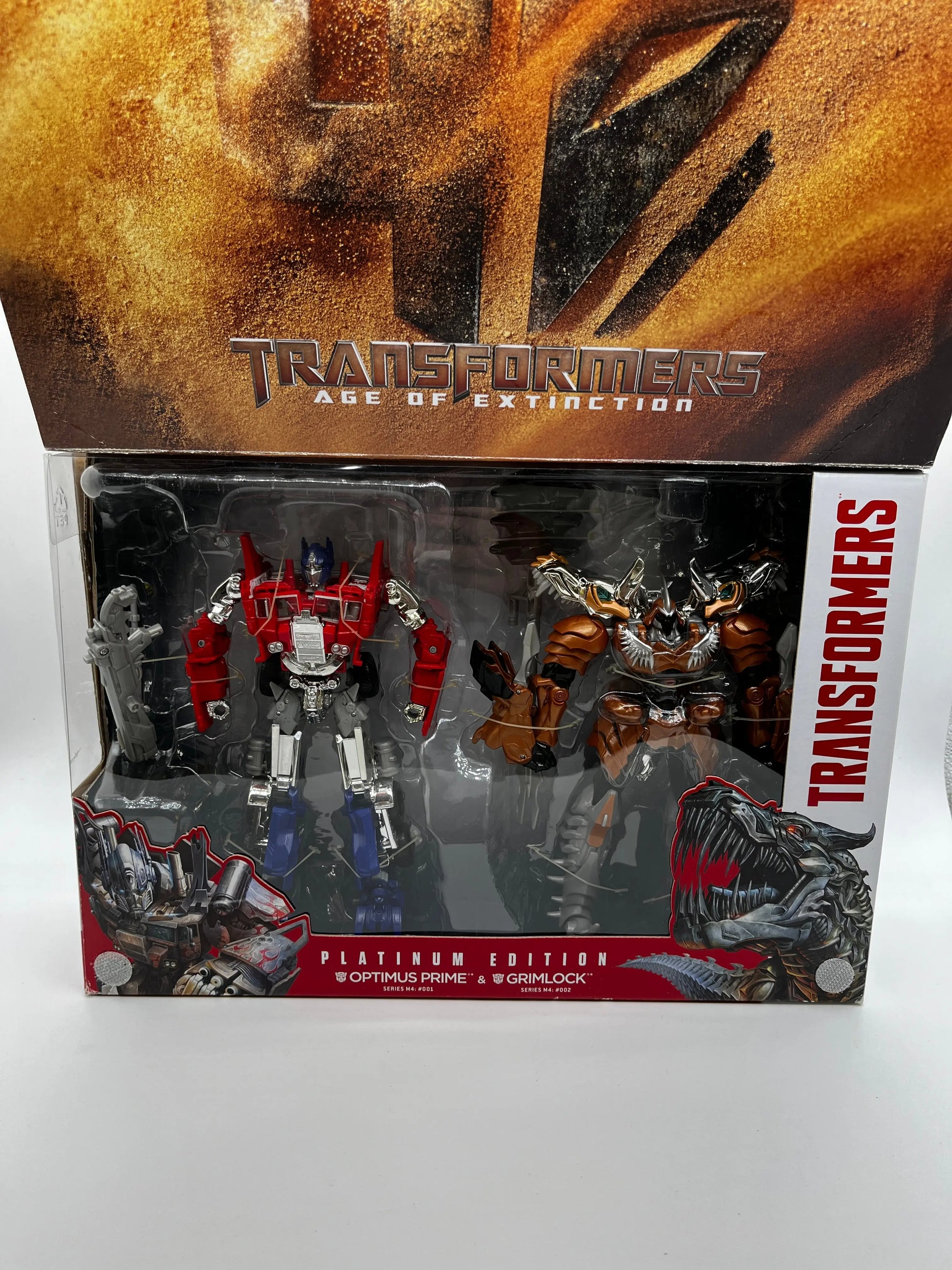 Hasbro Transformers Platinum Edition Optimus Prime and Grimlock FRENLY BRICKS - Open 7 Days