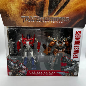Hasbro Transformers Platinum Edition Optimus Prime and Grimlock FRENLY BRICKS - Open 7 Days