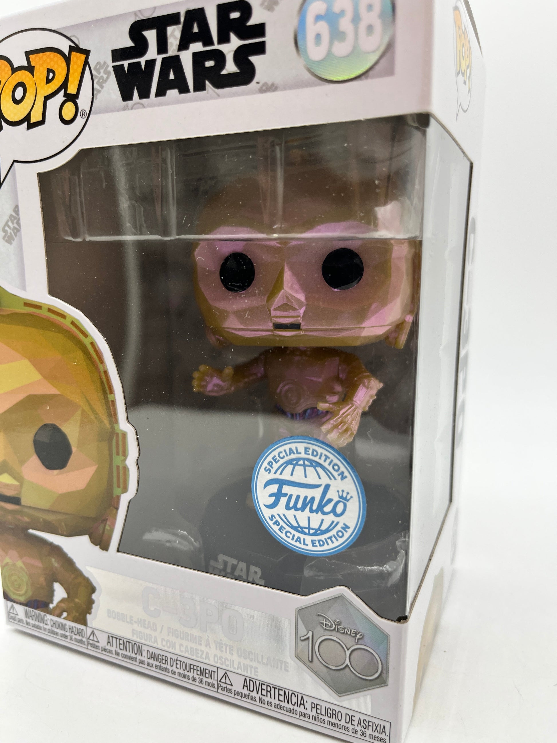 Funko POP! Star Wars C-3PO #638 - Disney 100 - Special Edition FRENLY BRICKS - Open 7 Days