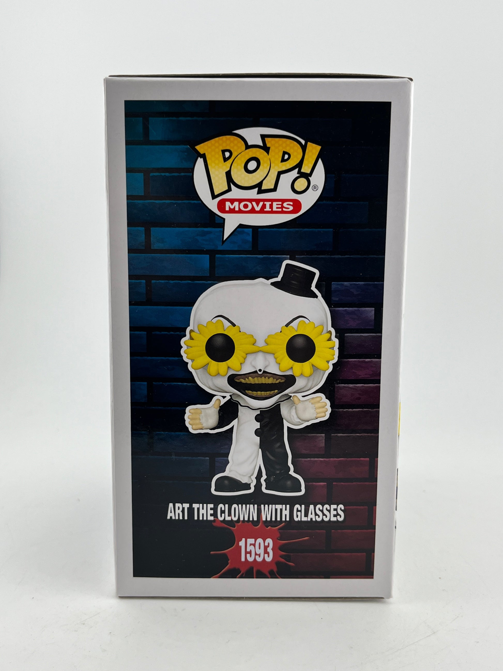 Funko POP! Movies Terrifier - Art The Clown With Glasses #1593 - Vinyl Collectable FRENLY BRICKS - Open 7 Days