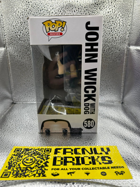 Pop Vinyl John Wick With Dog 580 FRENLY BRICKS - Open 7 Days