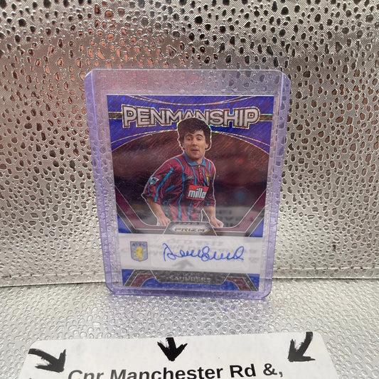 Dean Saunders AVFC Penmanship Panini Prizm Autograph Card P-DSA FRENLY BRICKS - Open 7 Days