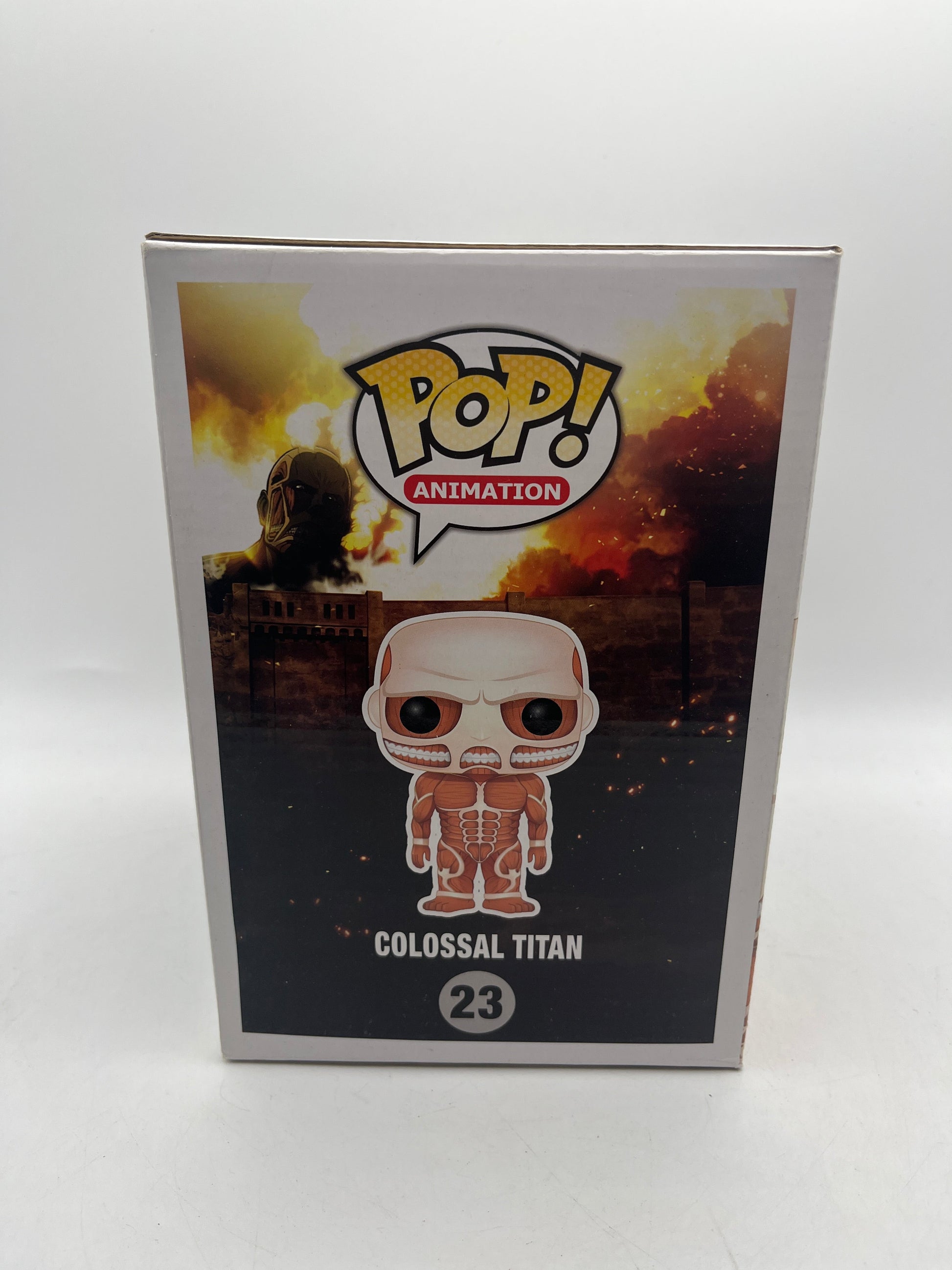 Funko Pop! Vinyl 6 in: Attack on Titan - Colossal Titan (Black and White) #23 FRENLY BRICKS - Open 7 Days