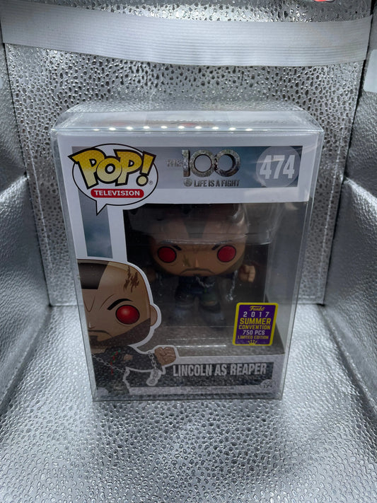 Funko POP! Television: The 100 - Lincoln As Reaper (2017 SDCC/ 750 PCS) #474 FRENLY BRICKS - Open 7 Days