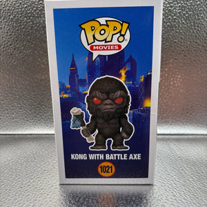 Pop Vinyl #1021 Godzilla Vs Kong Kong With Battle Axe FRENLY BRICKS - Open 7 Days