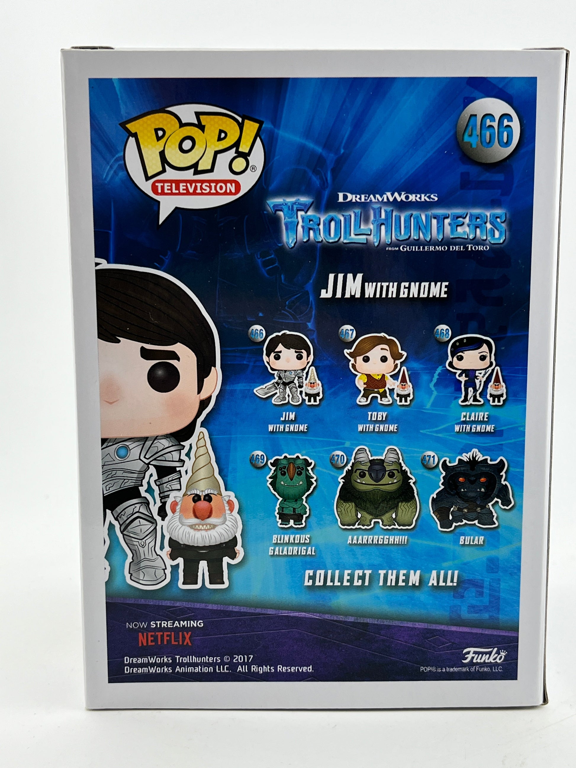 Funko POP! Television Troll Hunters - Jim With Gnome #466 - Vinyl Collectable FRENLY BRICKS - Open 7 Days