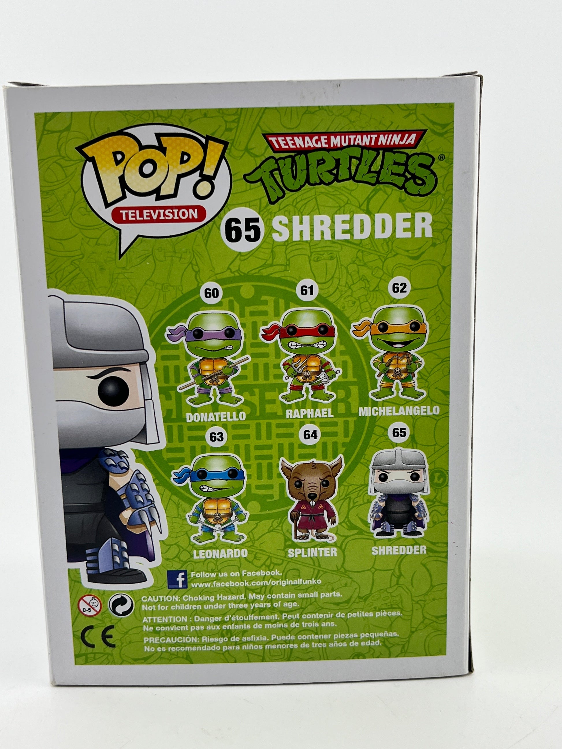 Funko POP! Television Teenage Mutant Ninja Turtles - Shredder #65 - Vinyl Collectable FRENLY BRICKS - Open 7 Days