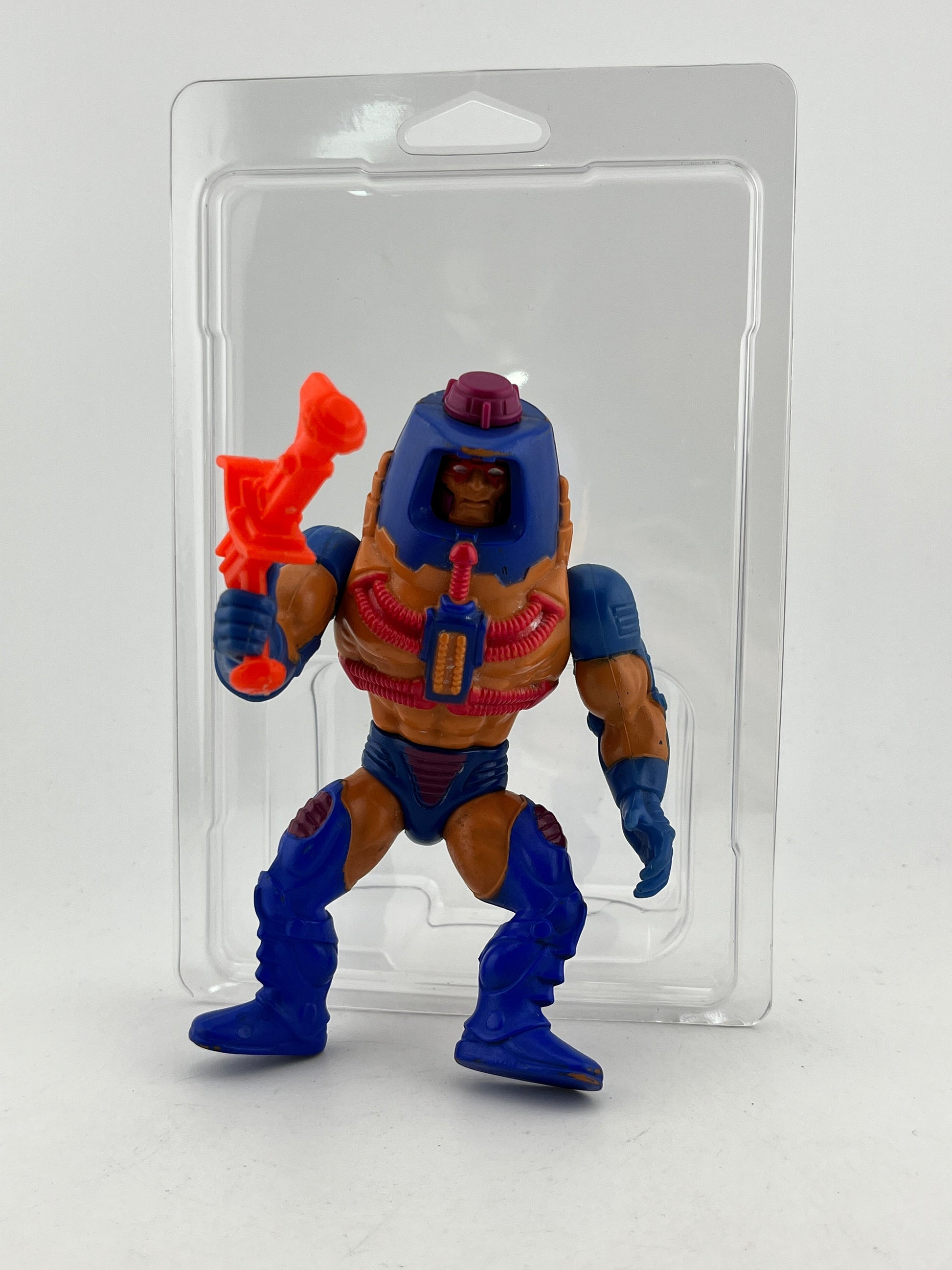 1982 Masters Of The Universe MAN-E-FACES - He-Man MOTU Figure - Complete FRENLY BRICKS - Open 7 Days