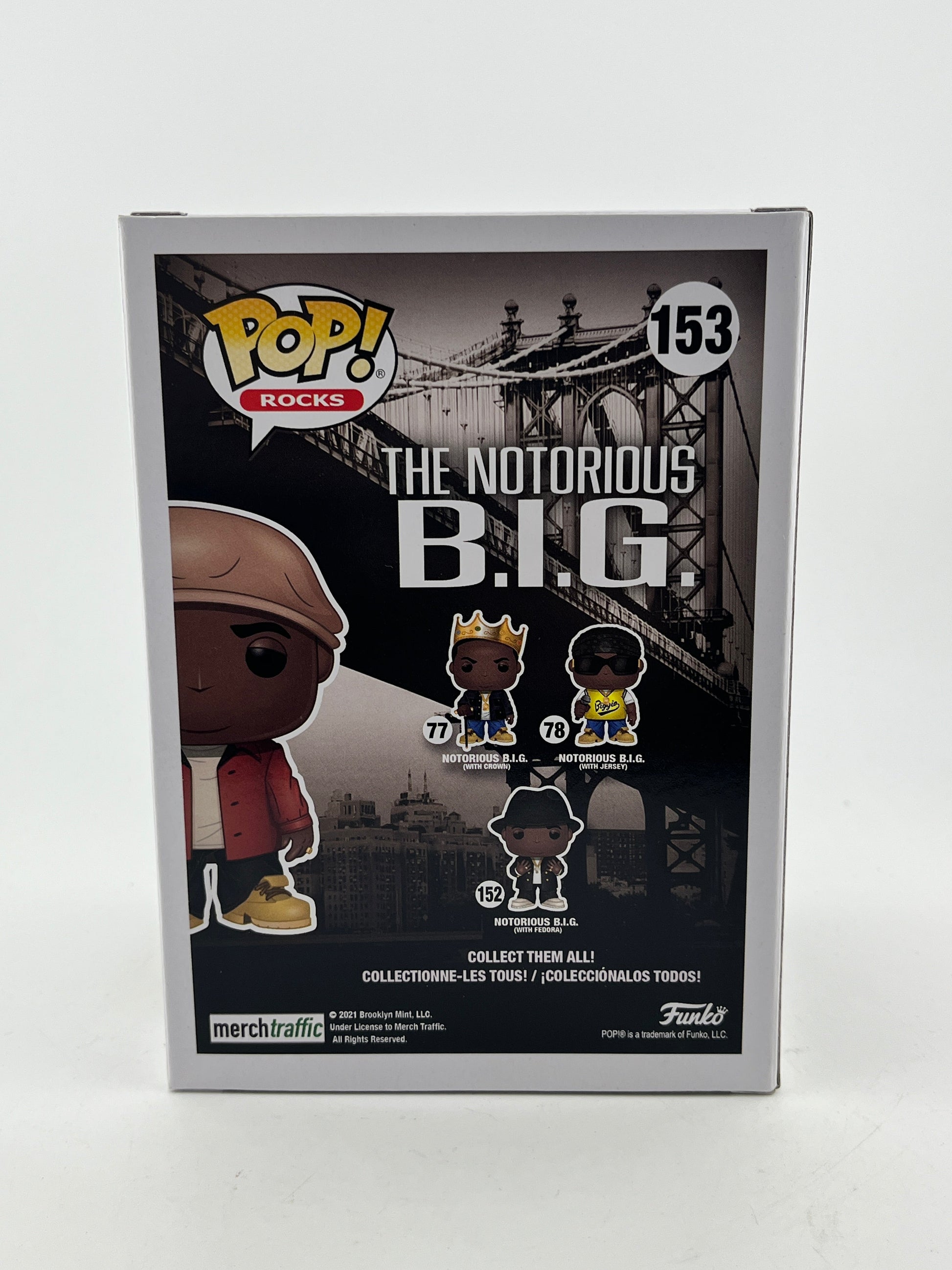 Funko POP! Rocks The Notorious B.I.G. - Biggie With Champagne #153 - 5000 Pcs Limited Edition FRENLY BRICKS - Open 7 Days