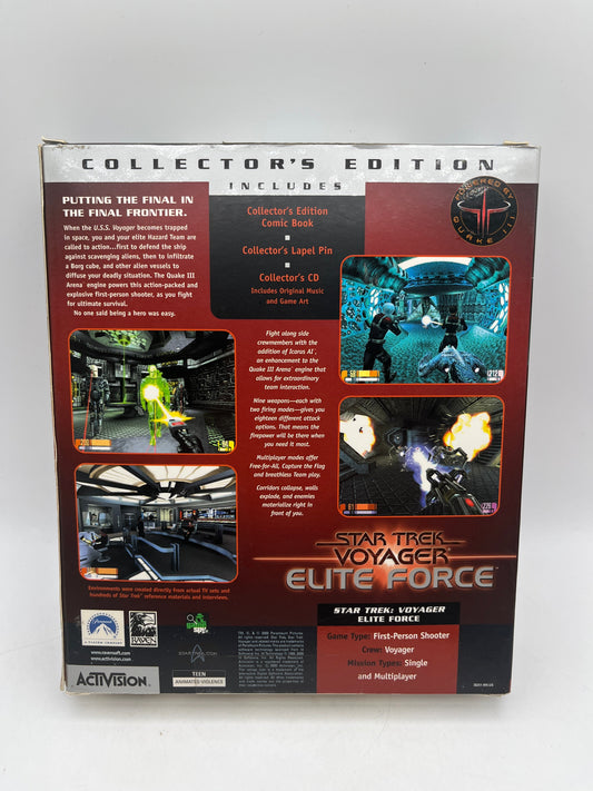 Star Trek Voyager Elite Force Collector's Edition (PC, 2000) - Activision Raven FRENLY BRICKS - Open 7 Days