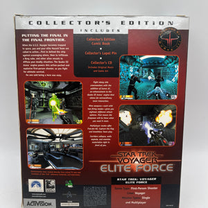 Star Trek Voyager Elite Force Collector's Edition (PC, 2000) - Activision Raven FRENLY BRICKS - Open 7 Days