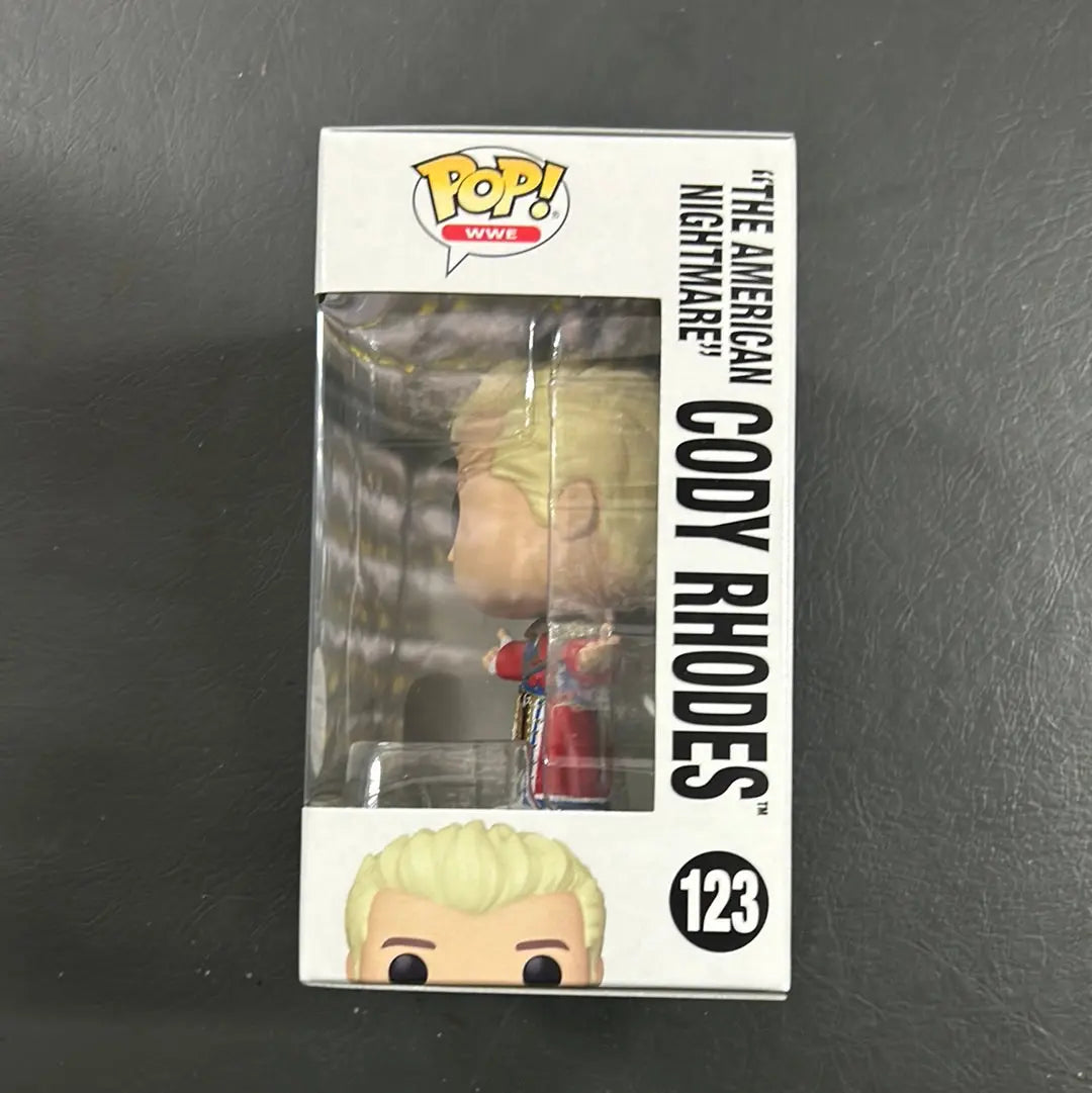 Funko Pop Vinyl Figure WWE American Nightmare Cody Rhodes #123 FRENLY BRICKS - Open 7 Days