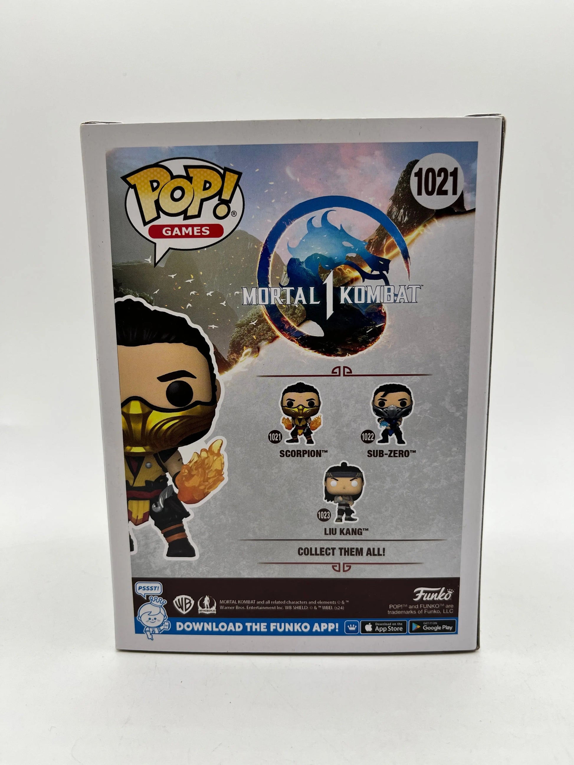 Funko POP! Games Mortal Kombat 1 Scorpion #1021 - Vinyl Collectable FRENLY BRICKS - Open 7 Days