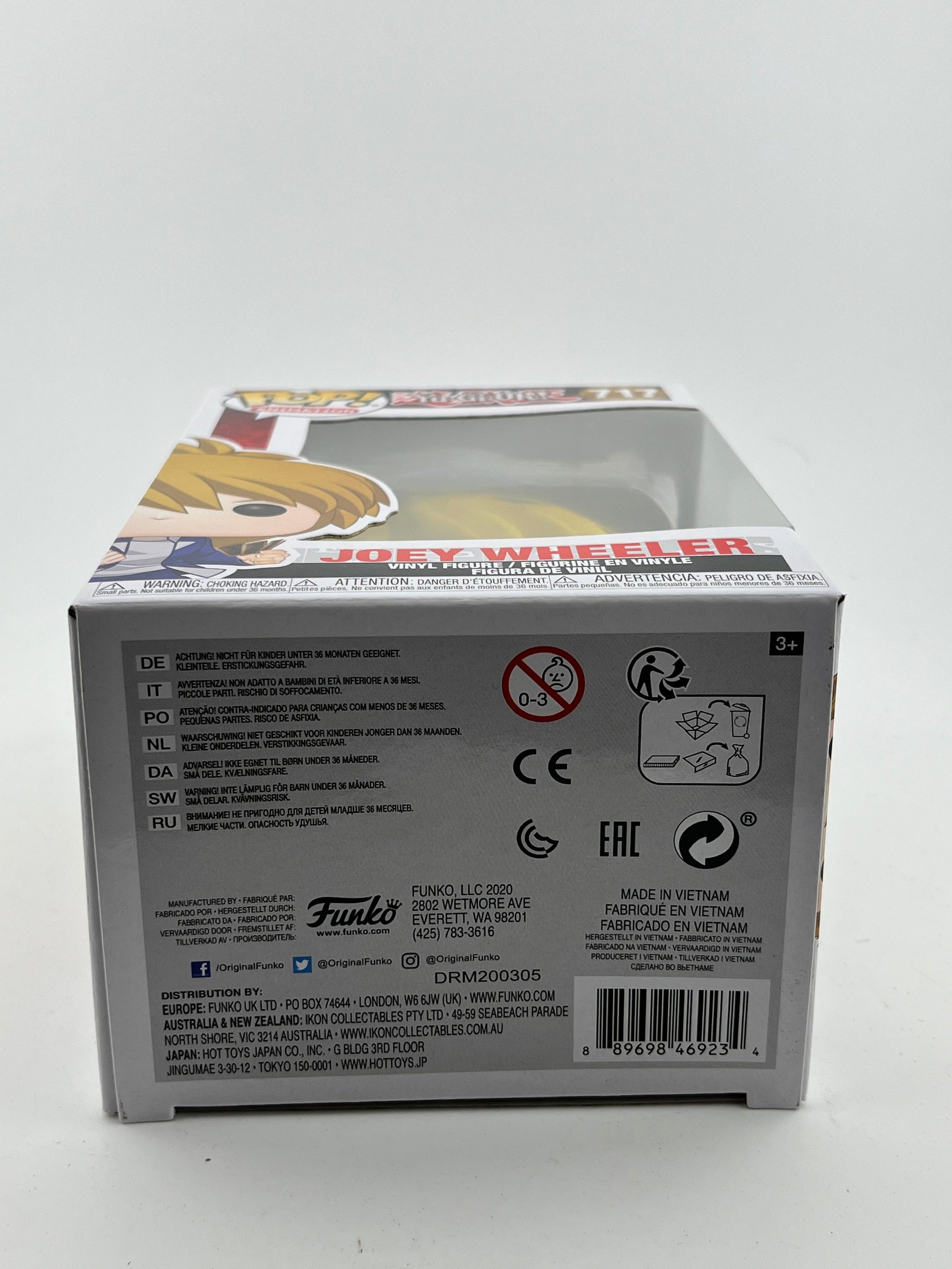 Funko POP! Animation Yu-Gi-Oh! Joey Wheeler #717 - Vinyl Collectable FRENLY BRICKS - Open 7 Days