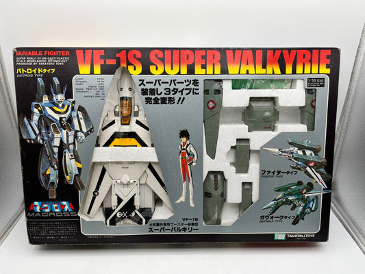 Takatoku Super Dimension Fortress Macross 1/55 VF-1S Super Valkyrie F/S FEDEX FRENLY BRICKS - Open 7 Days