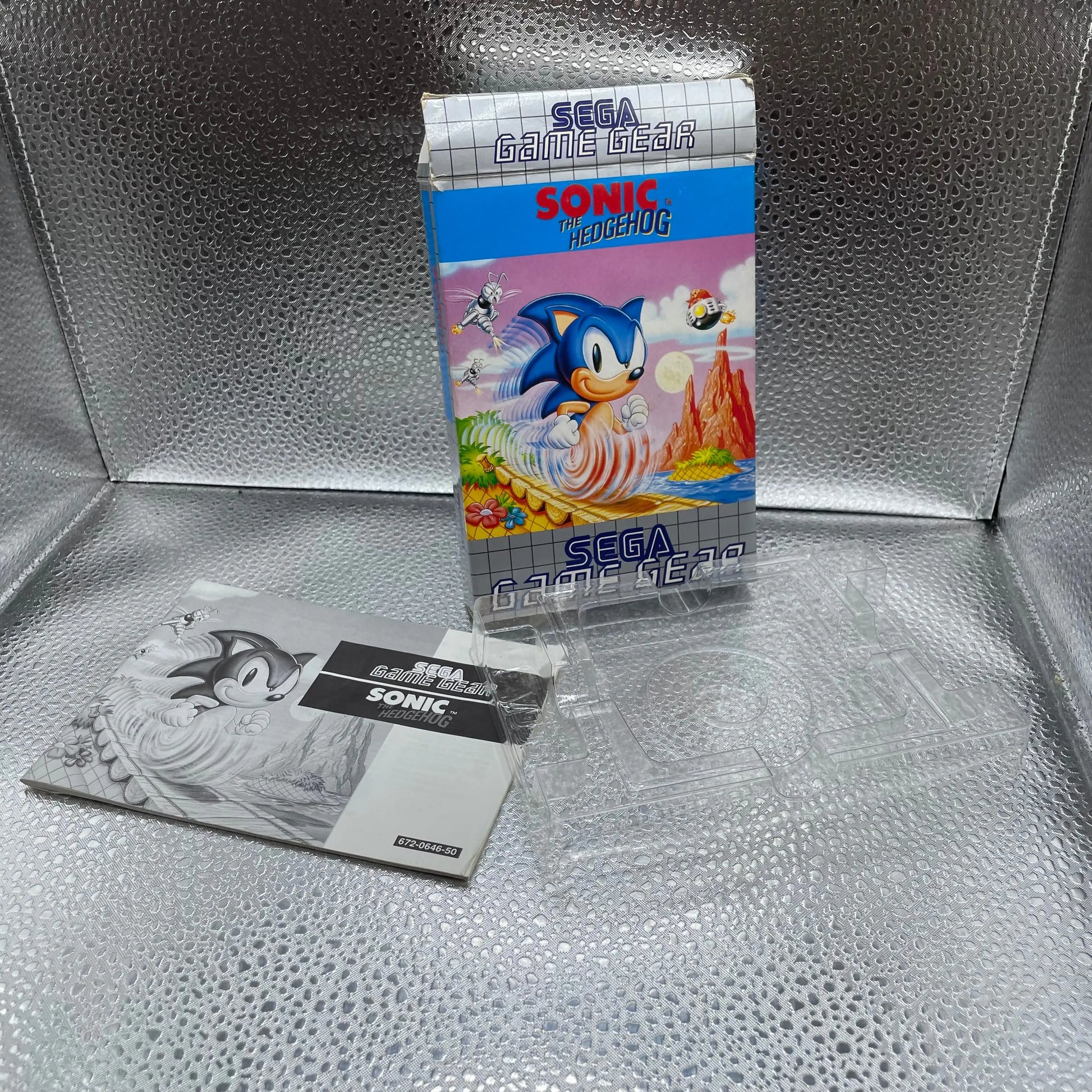 Sonic the Hedgehog BOX & MANUAL ONLY Game Gear PAL Australian Copy Mint Box FRENLY BRICKS - Open 7 Days