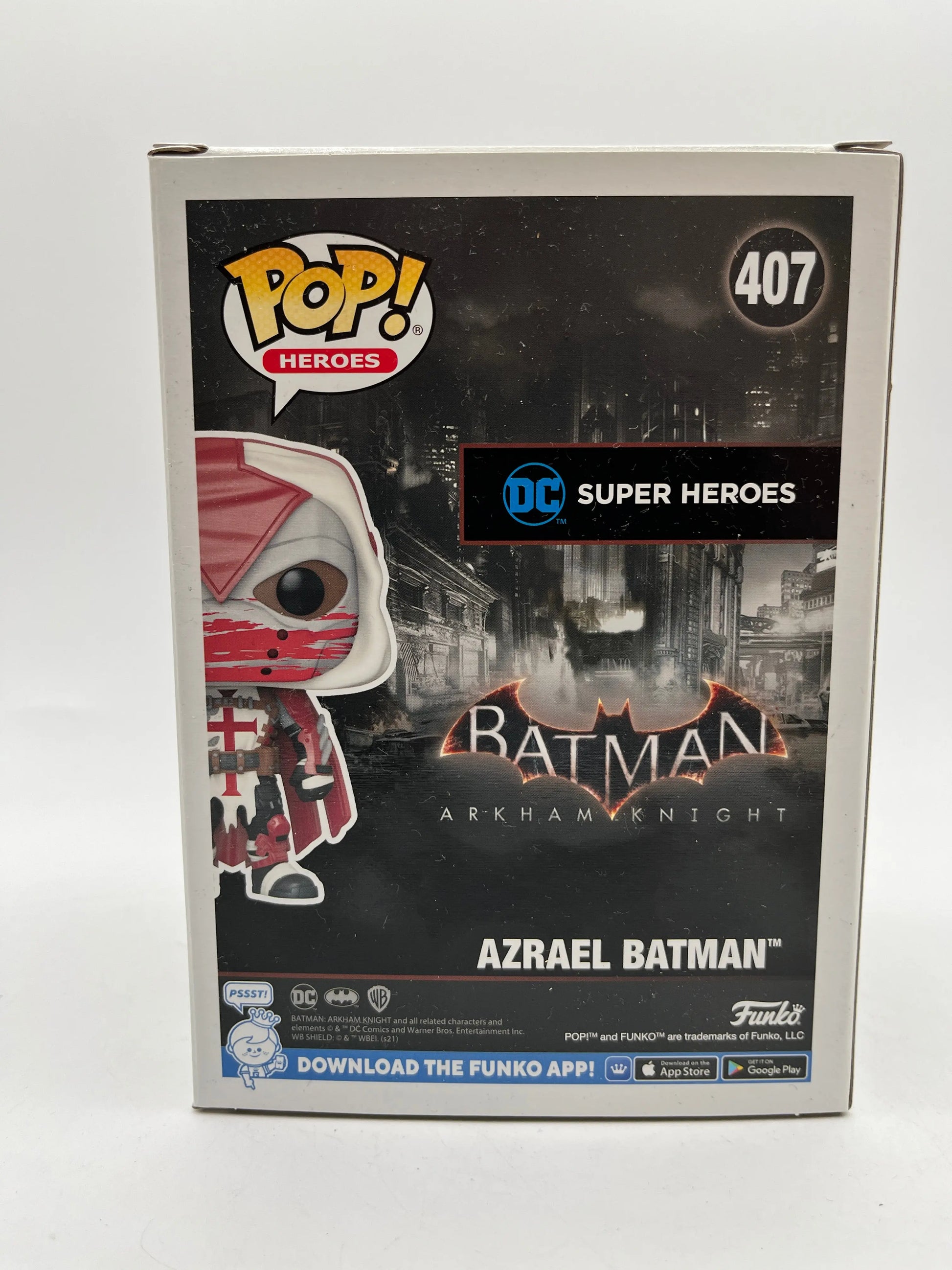 Funko POP! Heroes Batman Arkham Knight Azrael Batman #407 - Vinyl Collectable FRENLY BRICKS - Open 7 Days
