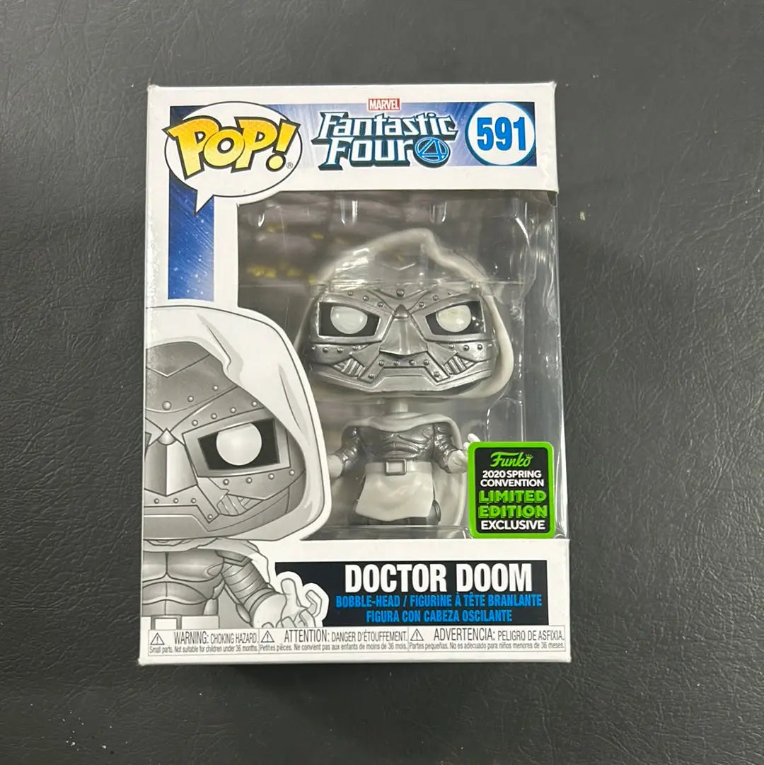 Pop Vinyl #491 Marvel Fantastic Four Doctor Doom FRENLY BRICKS - Open 7 Days