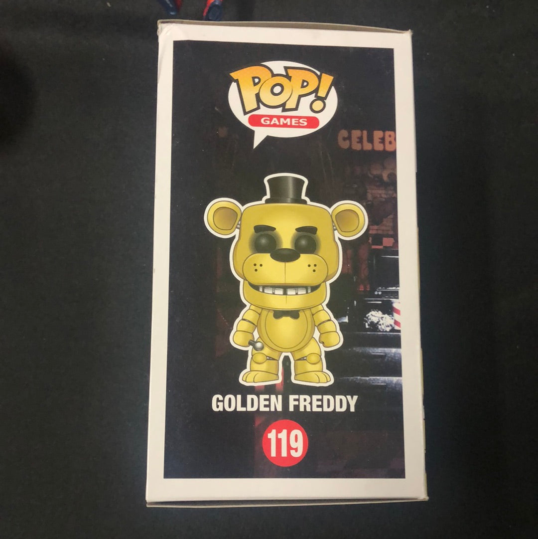 Funko Pop! #119 - Five Nights At Freddy’s (FNAF) - Golden Freddy SDCC 2016 FRENLY BRICKS - Open 7 Days