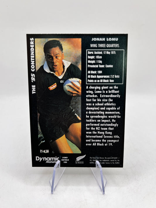 Johan Lomu - 1995 Dynamic Marketing Rugby Union Rookie RC Card NZ All Blacks #21 FRENLY BRICKS - Open 7 Days
