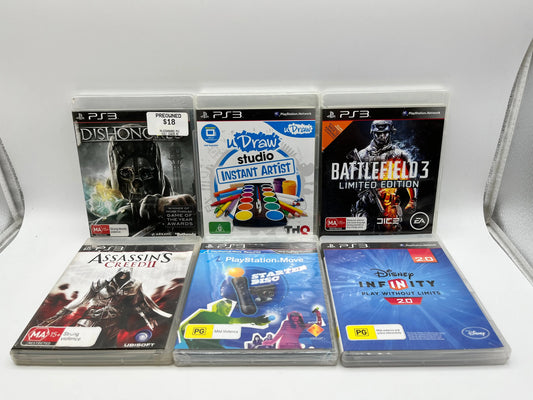 PlayStation 3 Mixed Game + Some Sealed Lot FRENLY BRICKS - Open 7 Days