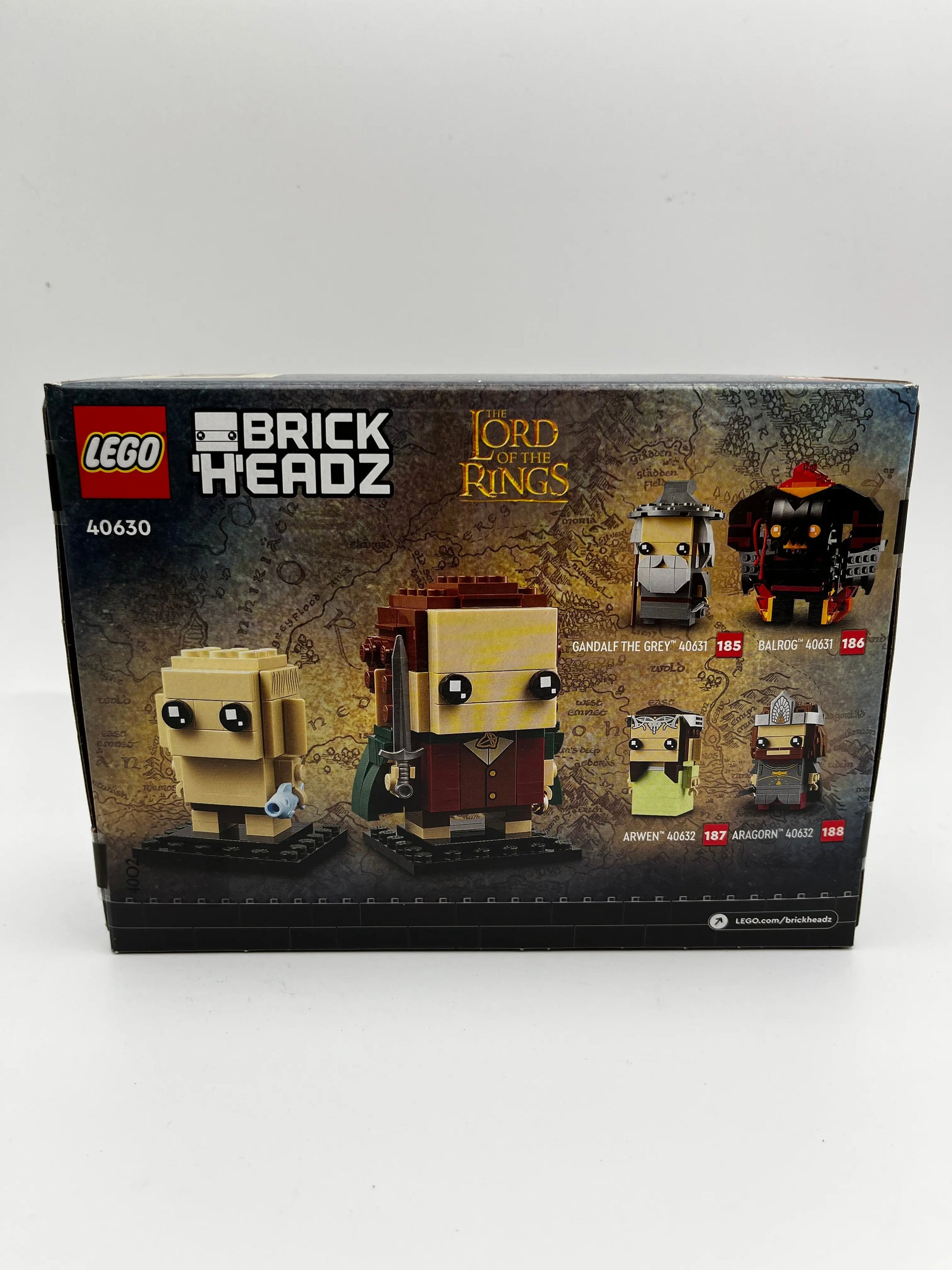 Lego Brickheadz LOTR #40630 Gollum & Frodo Lord of the Rings FRENLY BRICKS - Open 7 Days